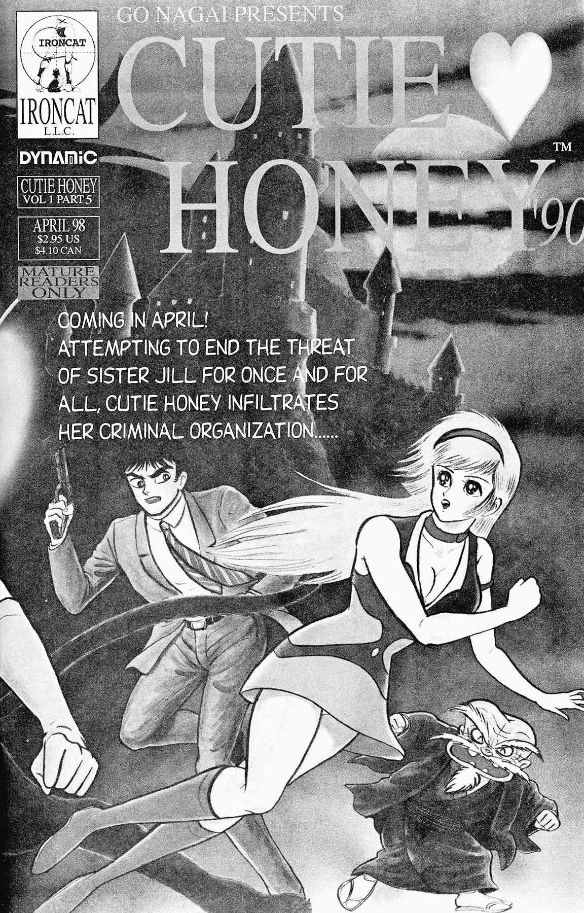 Cutey Honey '90 Chapter 4 page 34 - Chapter 4: Vs. Kekko Kamen (Part 3) & Vs. Panther Cobra (Part 1)