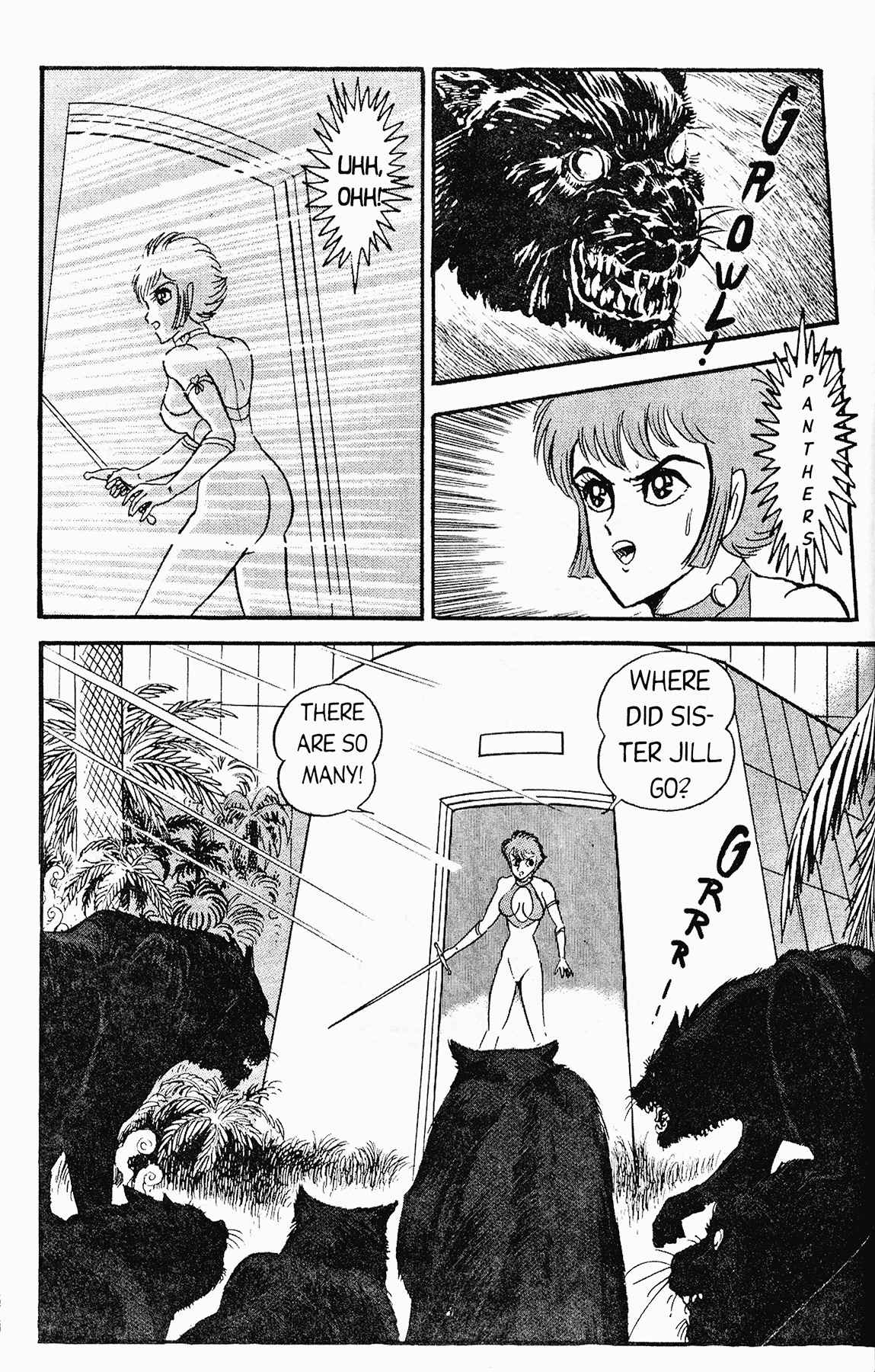 Cutey Honey '90 Chapter 5 page 16 - Chapter 5: Vs. Panther Cobra (Part 2) & Vs. Sister Jill I (Part 1)