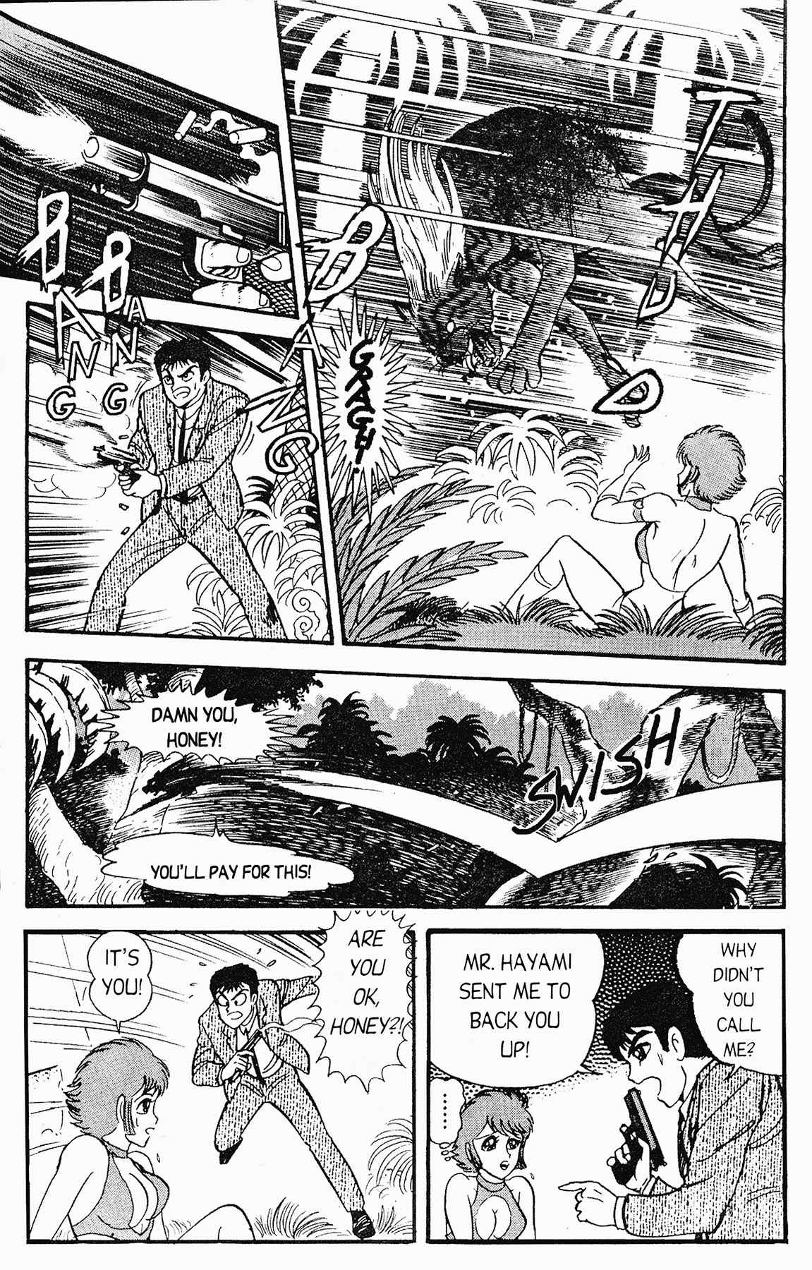 Cutey Honey '90 Chapter 5 page 19 - Chapter 5: Vs. Panther Cobra (Part 2) & Vs. Sister Jill I (Part 1)