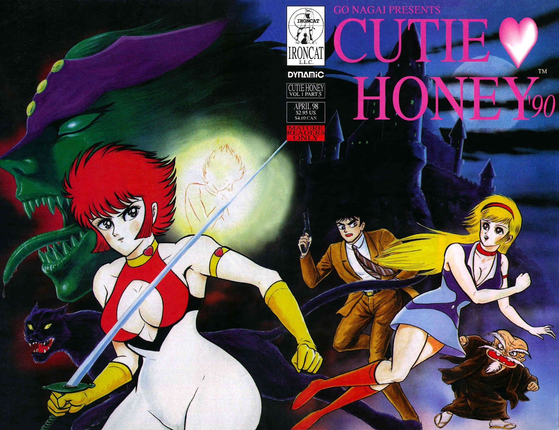 Cutey Honey '90 Chapter 5 page 2 - Chapter 5: Vs. Panther Cobra (Part 2) & Vs. Sister Jill I (Part 1)
