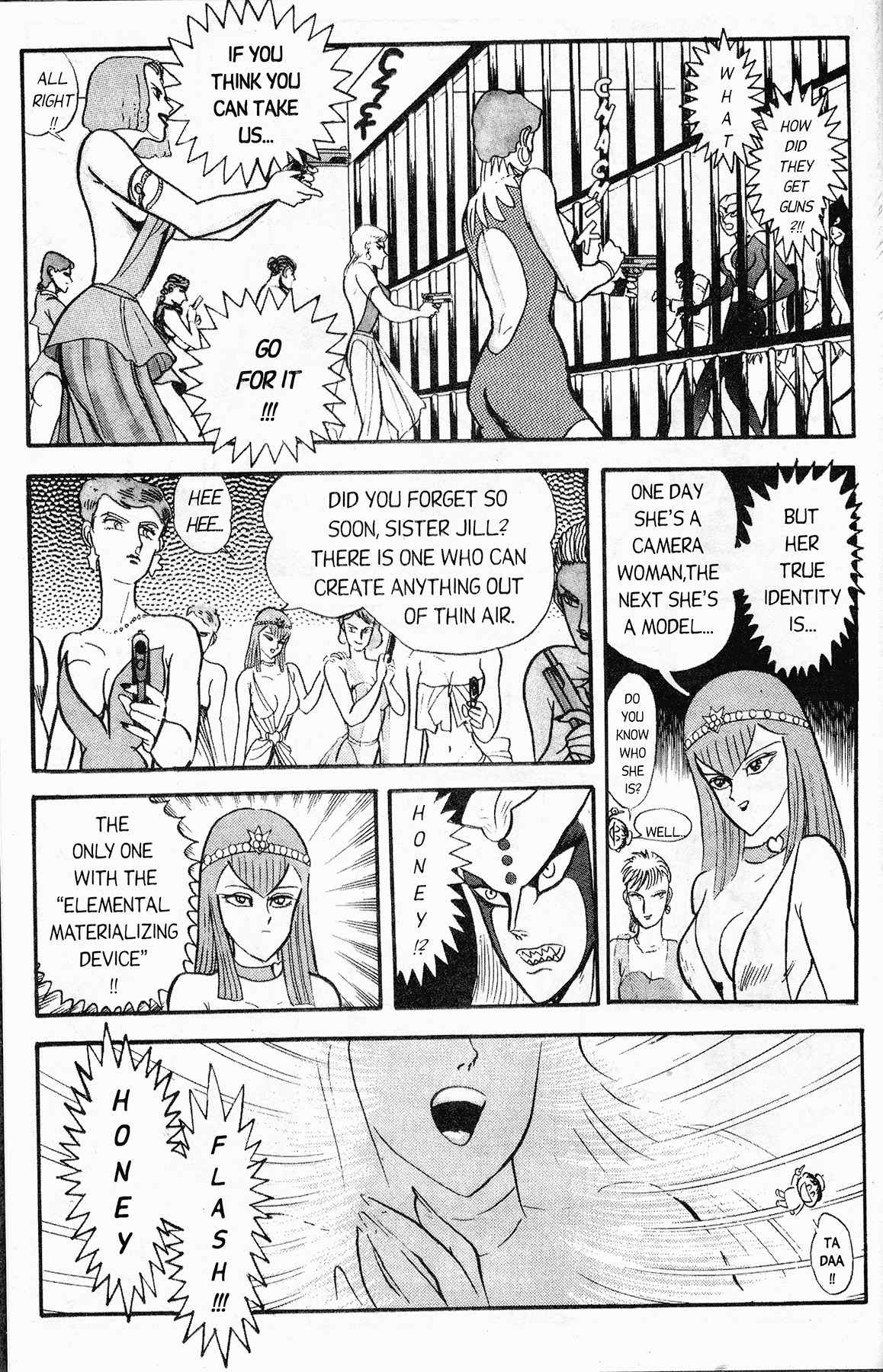 Cutey Honey '90 Chapter 6 page 7 - Chapter 6: Vs. Sister Jill I (Part 2)