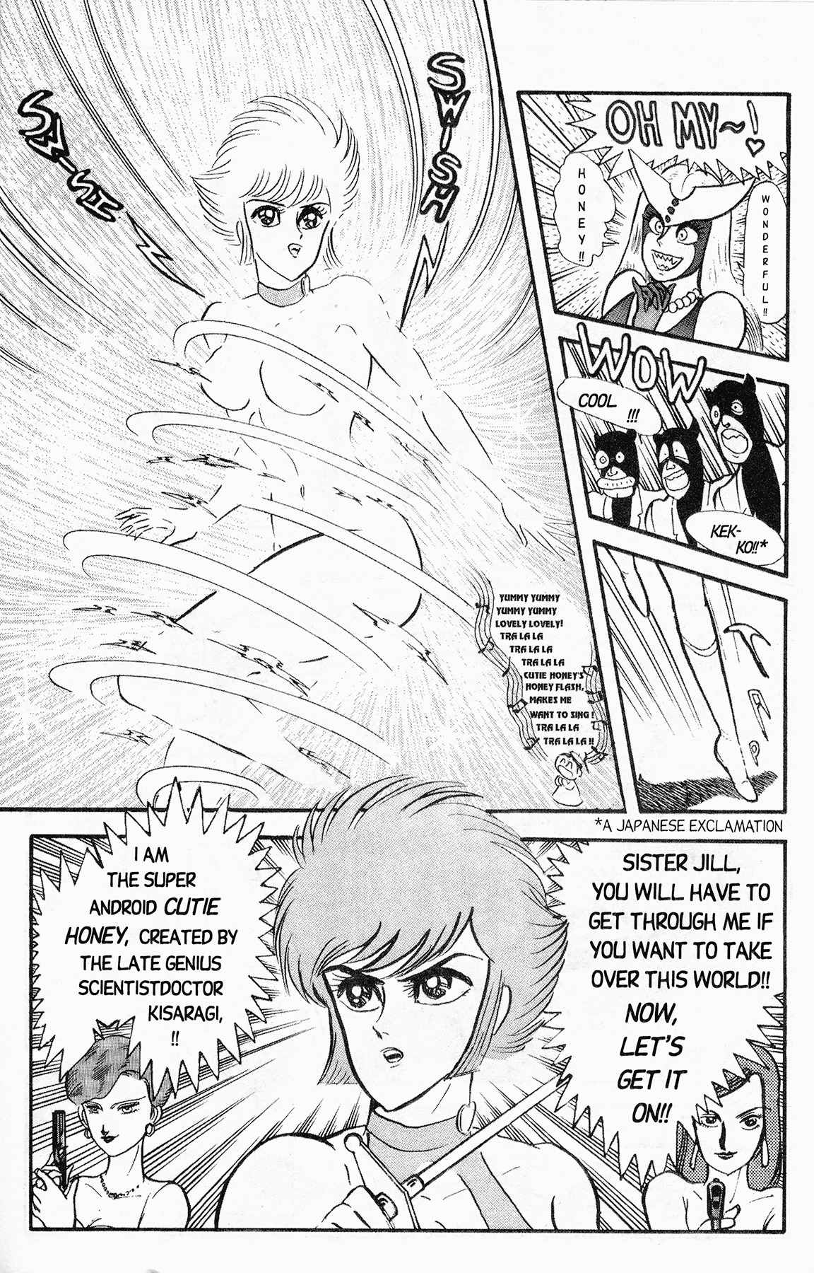 Cutey Honey '90 Chapter 6 page 8 - Chapter 6: Vs. Sister Jill I (Part 2)
