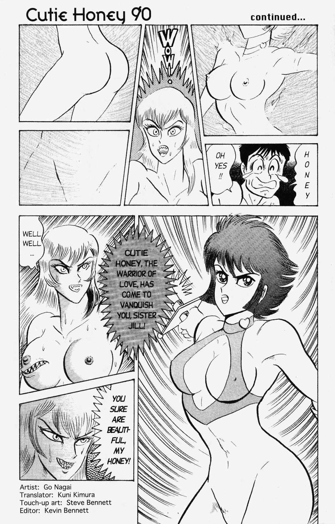 Cutey Honey '90 Chapter 8 page 4 - Chapter 8: Chapter 06: Vs. Sister Jill II (Part B) / Chapter 07: Vs....