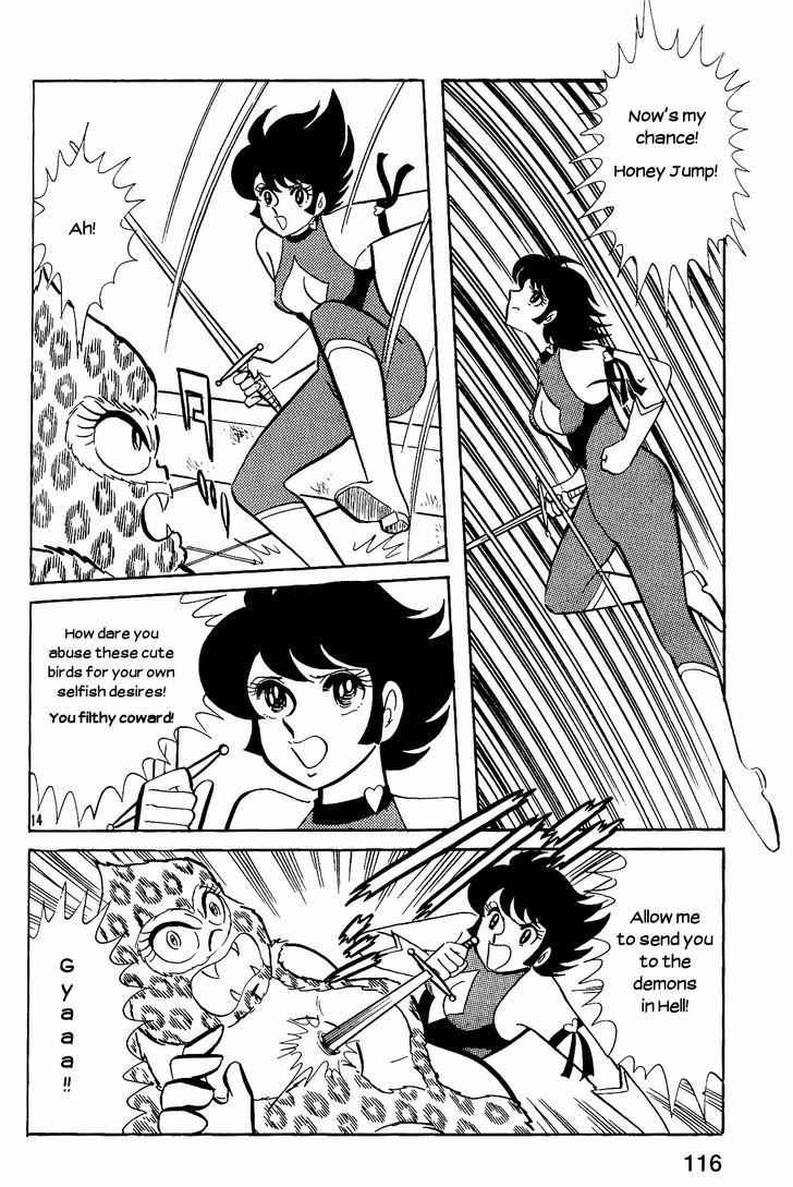 Cutey Honey Chapter 1.3 page 14 - Vol.1 Chapter 3 : Final Chapter