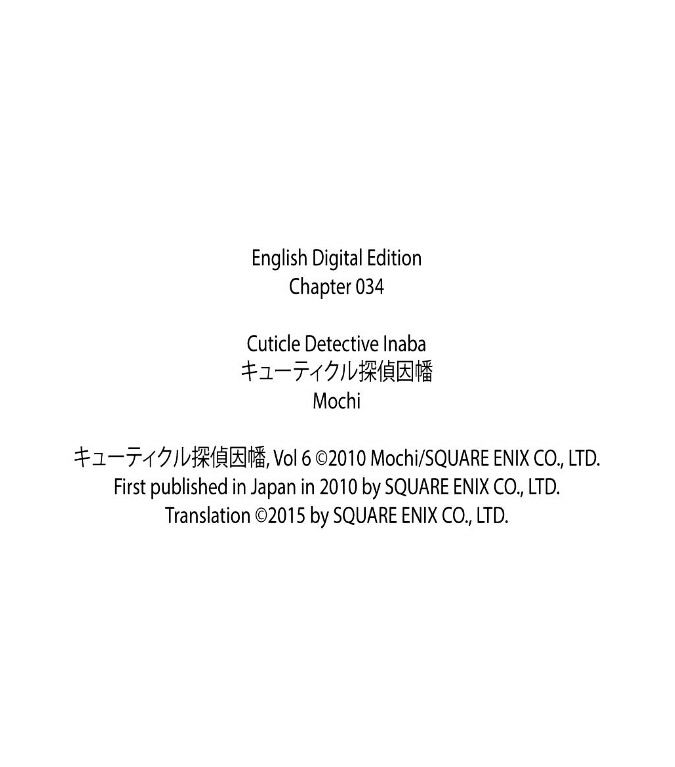 Cuticle Tantei Inaba Chapter 34 page 29 - Chapter 34