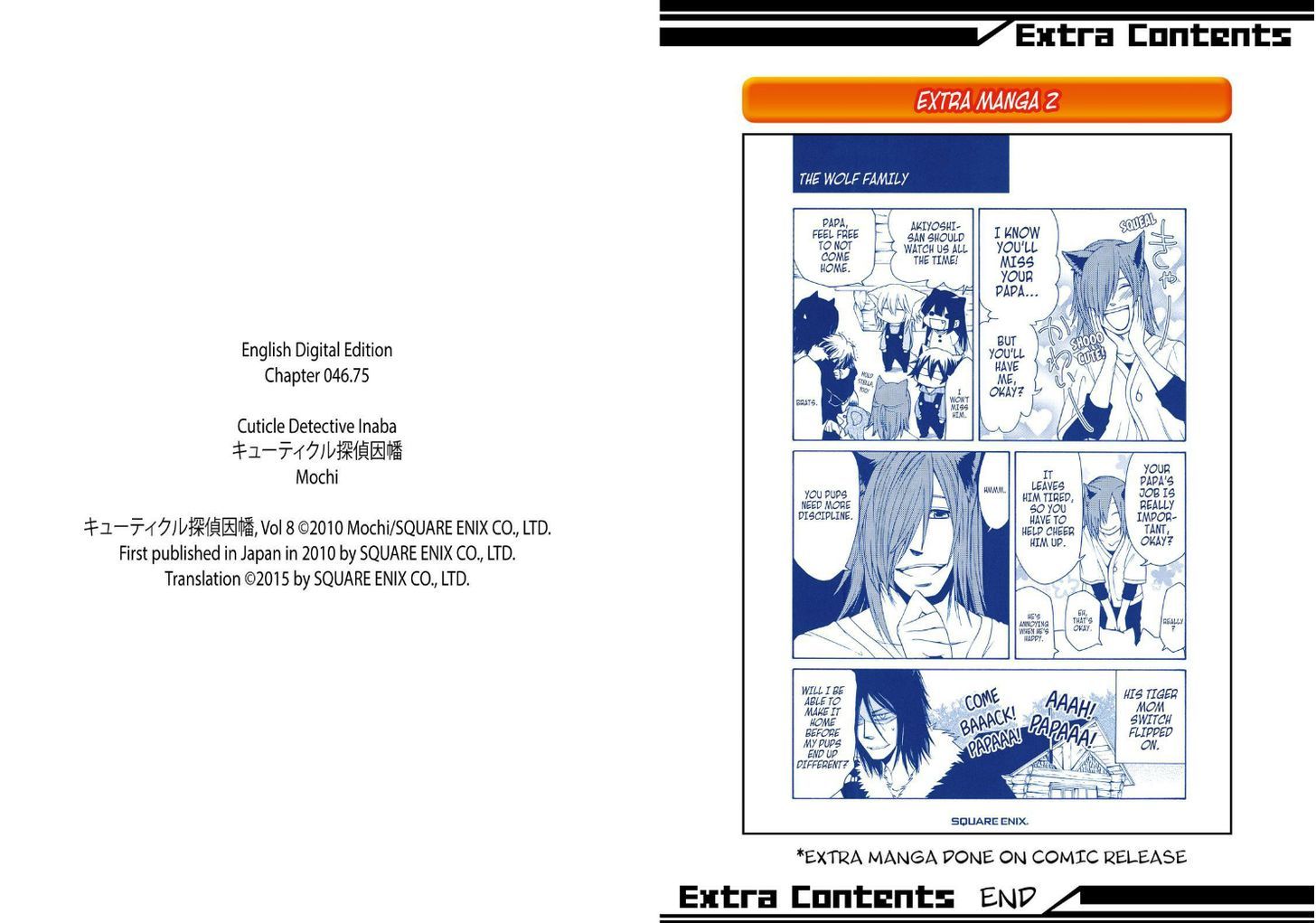 Cuticle Tantei Inaba Chapter 46.3 page 5 - Chapter 46.3