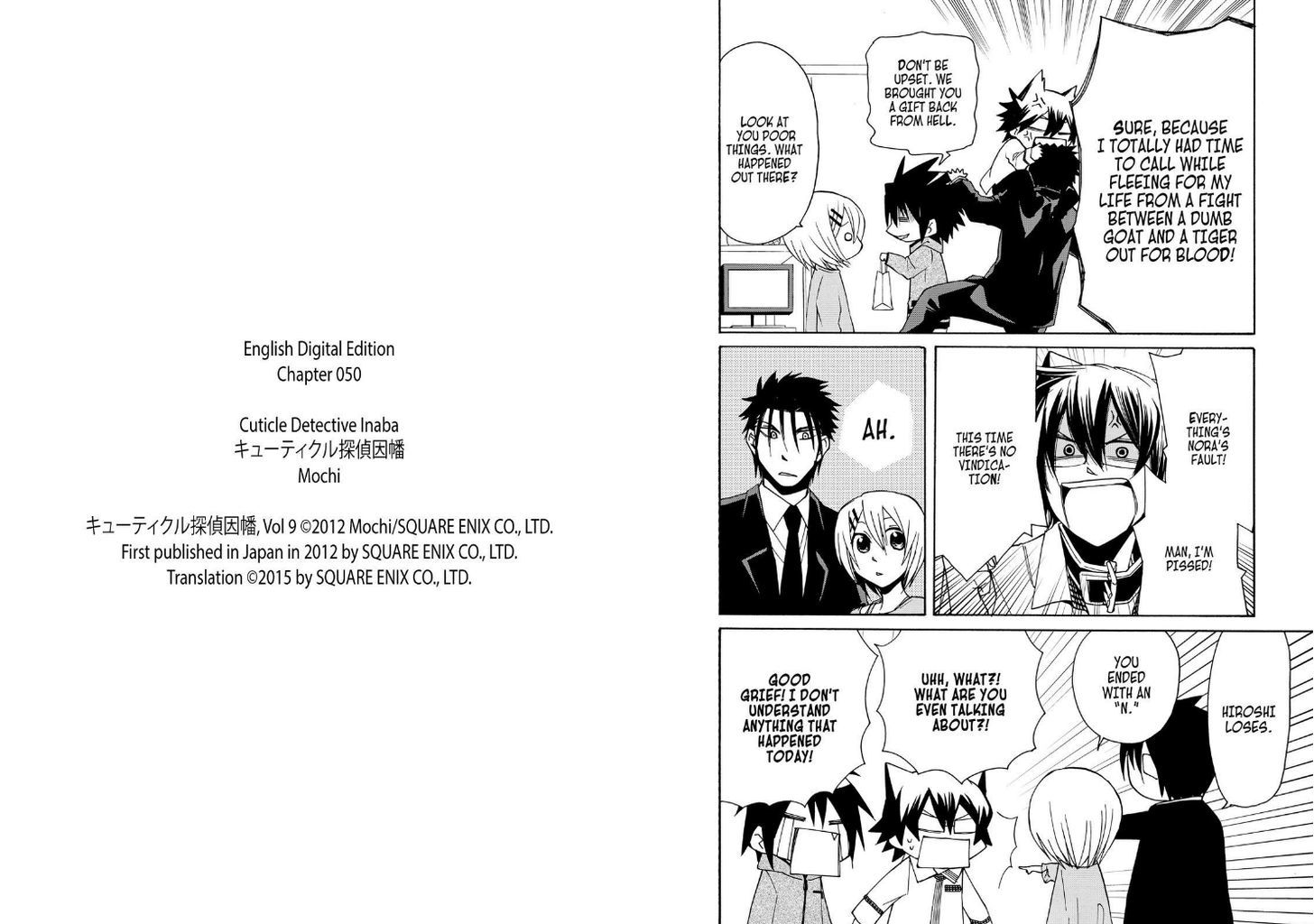Cuticle Tantei Inaba Chapter 50 page 13 - Chapter 50