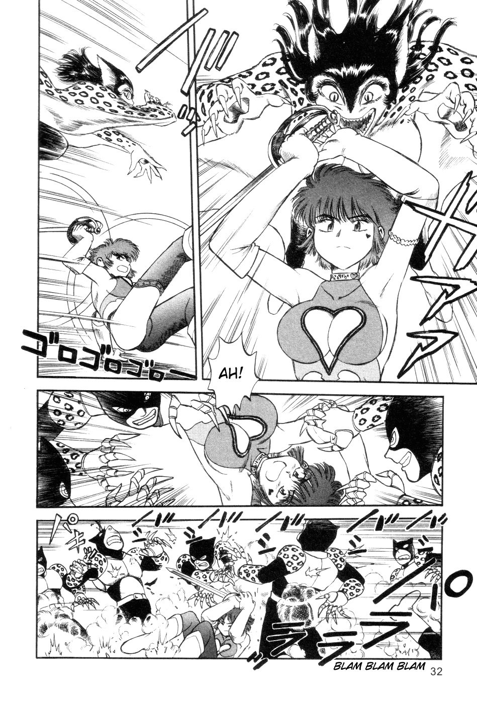 Cutie Honey a Go Go! Chapter 1.2 page 33 - Chapter 1 v2 : Panther Claw