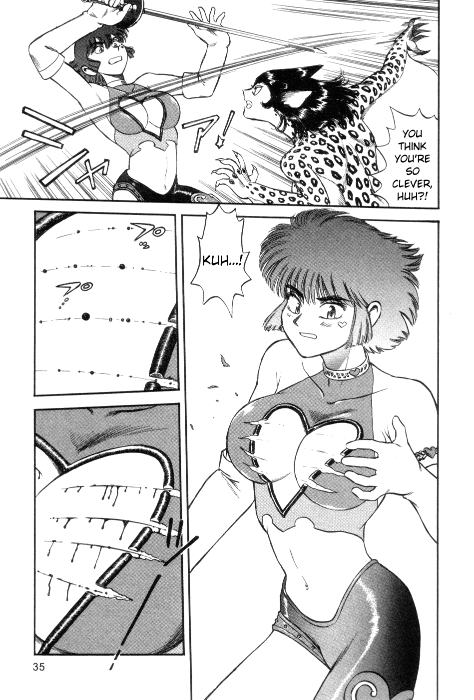 Cutie Honey a Go Go! Chapter 1.2 page 36 - Chapter 1 v2 : Panther Claw