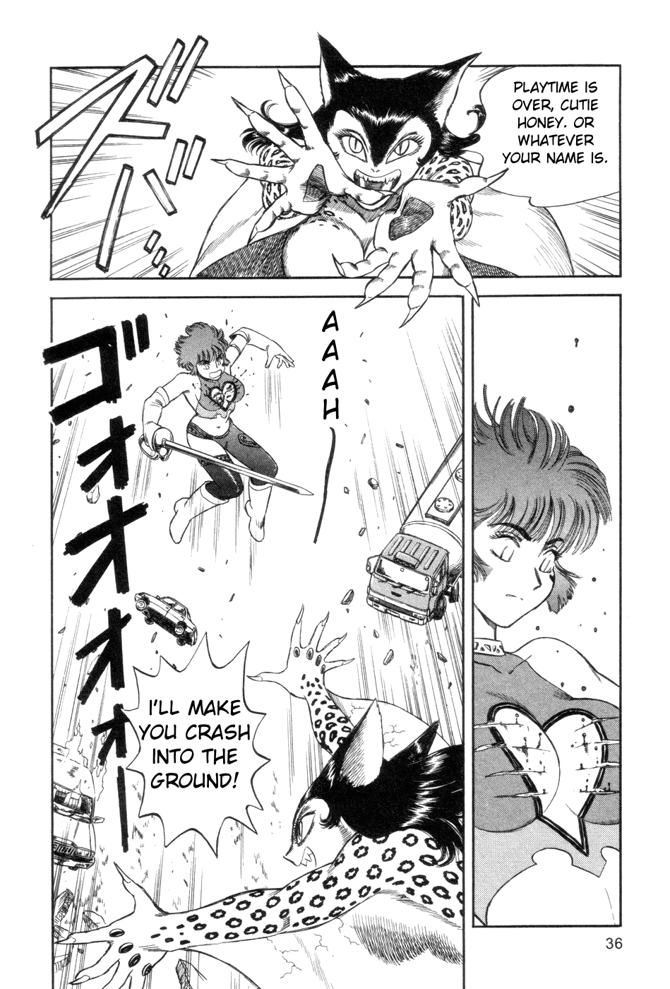Cutie Honey a Go Go! Chapter 1.2 page 37 - Chapter 1 v2 : Panther Claw