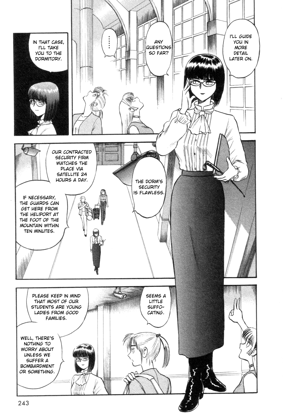 Cutie Honey a Go Go! Chapter 7.2 page 4 - Chapter 7 v2 : Saint Chapel Academy