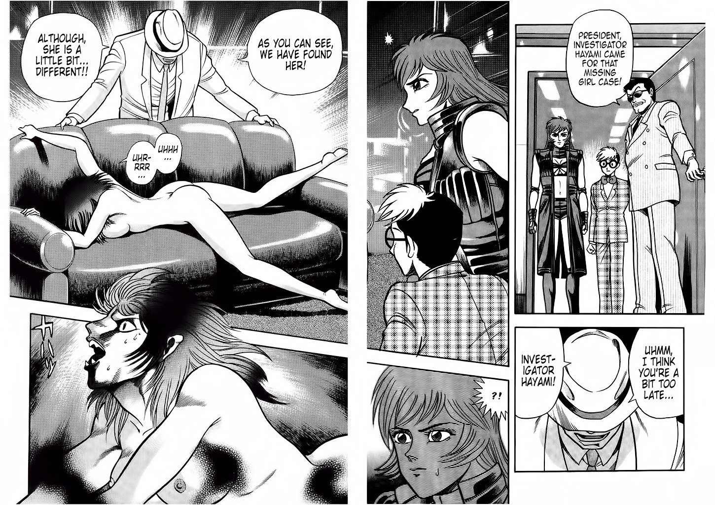 Cutie Honey: Tennyo Densetsu Chapter 3 page 35 - Chapter 3: Sister Jill - The Awakening of Darkness
