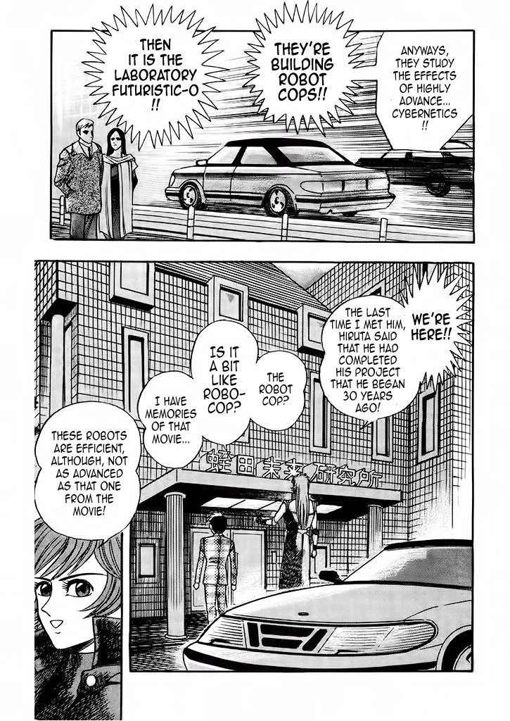 Cutie Honey: Tennyo Densetsu Chapter 4 page 13 - Chapter 4: The Bank Robbers with the Steel Bodies