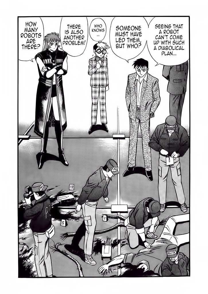 Cutie Honey: Tennyo Densetsu Chapter 4 page 17 - Chapter 4: The Bank Robbers with the Steel Bodies