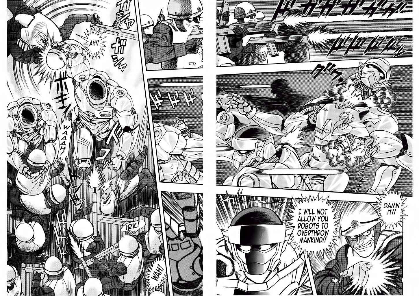Cutie Honey: Tennyo Densetsu Chapter 4 page 24 - Chapter 4: The Bank Robbers with the Steel Bodies