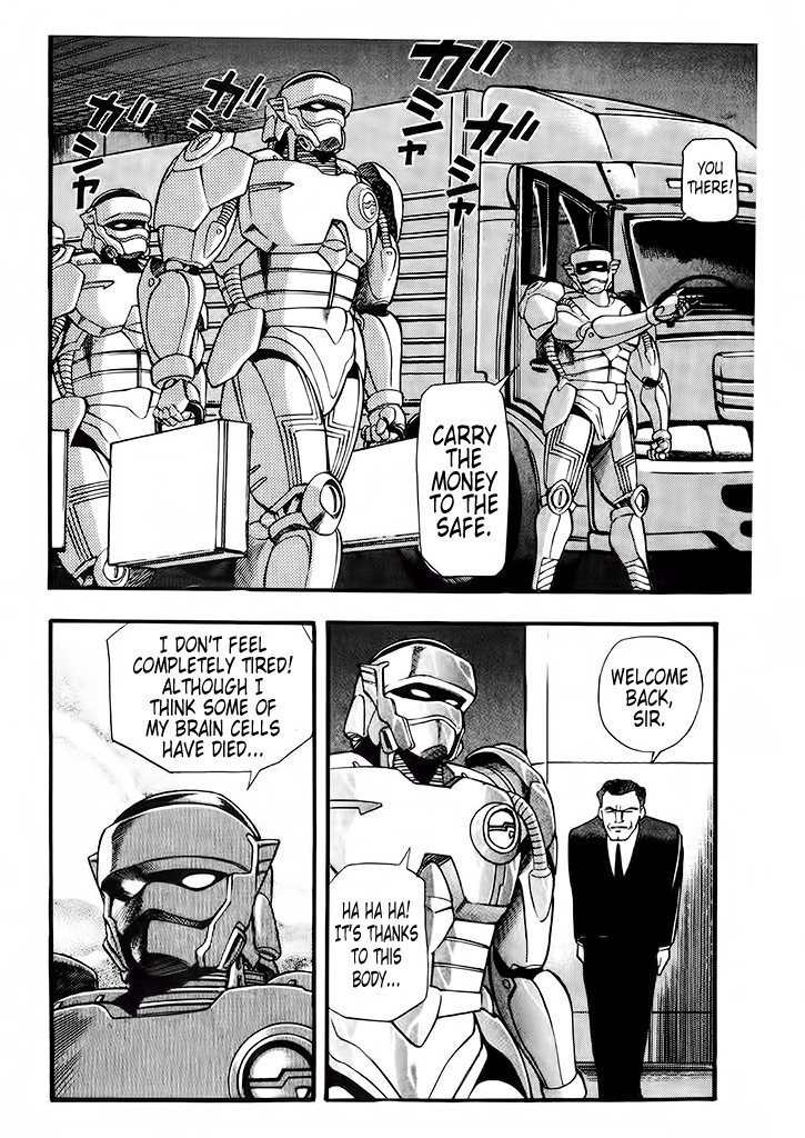 Cutie Honey: Tennyo Densetsu Chapter 4 page 32 - Chapter 4: The Bank Robbers with the Steel Bodies