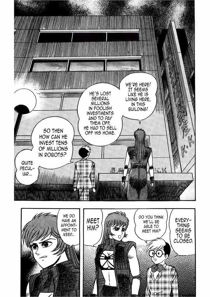 Cutie Honey: Tennyo Densetsu Chapter 4 page 37 - Chapter 4: The Bank Robbers with the Steel Bodies