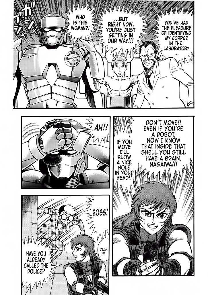 Cutie Honey: Tennyo Densetsu Chapter 4 page 51 - Chapter 4: The Bank Robbers with the Steel Bodies