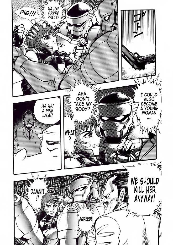Cutie Honey: Tennyo Densetsu Chapter 4 page 53 - Chapter 4: The Bank Robbers with the Steel Bodies
