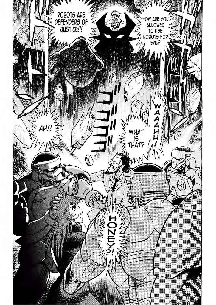 Cutie Honey: Tennyo Densetsu Chapter 4 page 56 - Chapter 4: The Bank Robbers with the Steel Bodies