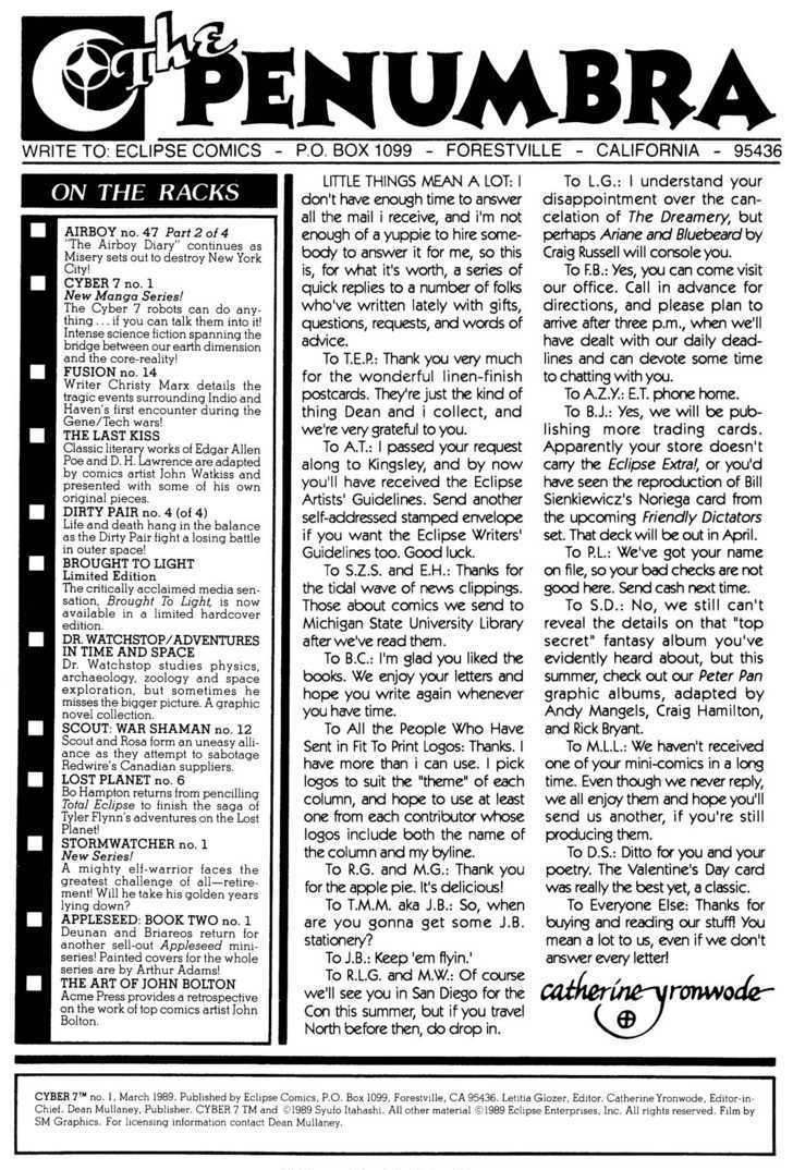 Cyber 7 Chapter 1.1 page 3 - Vol.01 Chapter 1