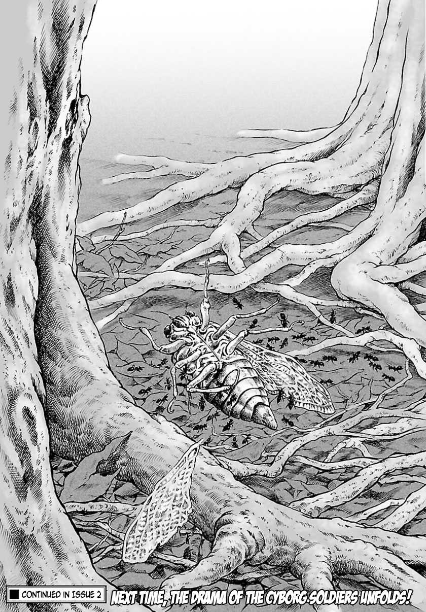 Cyborg 009 - Kanketsu Hen Conclusion - God's War Chapter 1.2 page 37 - Chapter 1 v2 : Prologue; Cyborg 001: The Fluttering of Angels