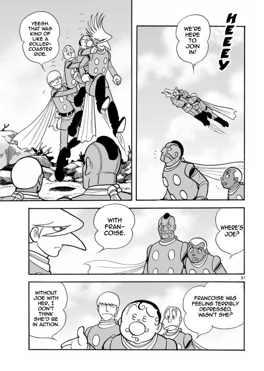 Cyborg 009 - Kanketsu Hen Conclusion - God's War Chapter 14.2 page 31 - Chapter 14 v2 : Shinjuku Stronghold