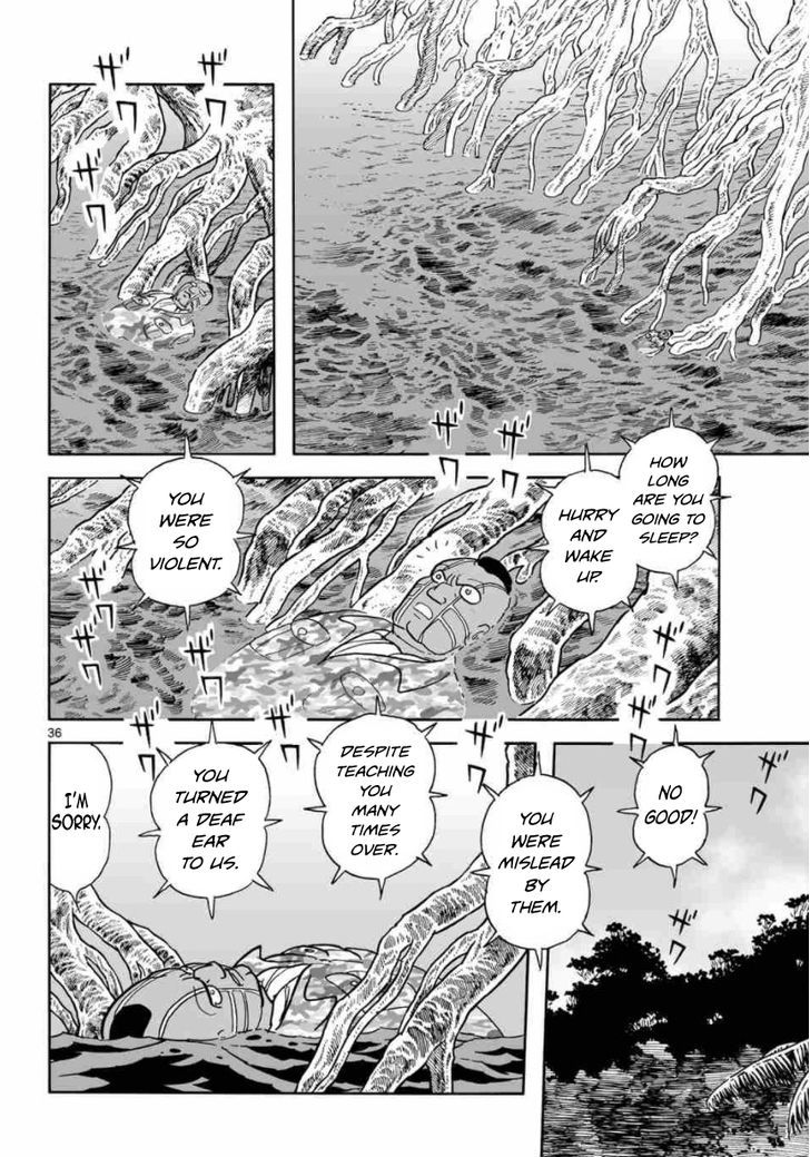 Cyborg 009 - Kanketsu Hen Conclusion - God's War Chapter 17 page 36 - Chapter 17