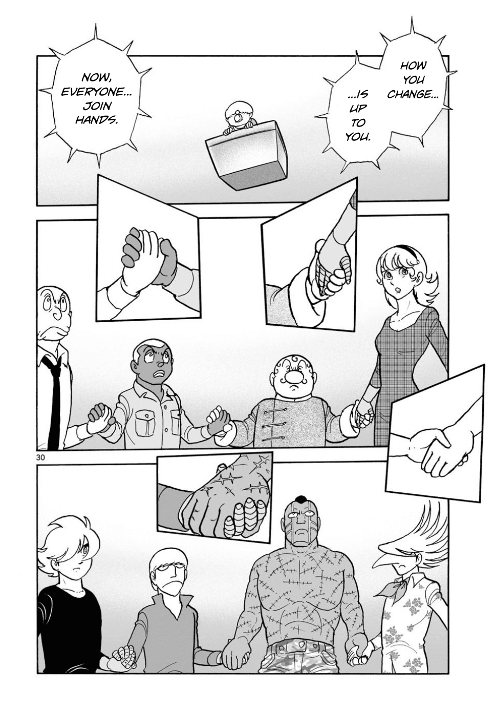 Cyborg 009 - Kanketsu Hen Conclusion - God's War Chapter 22 page 28 - Chapter 22: Defeat of the Cyborg Soldiers