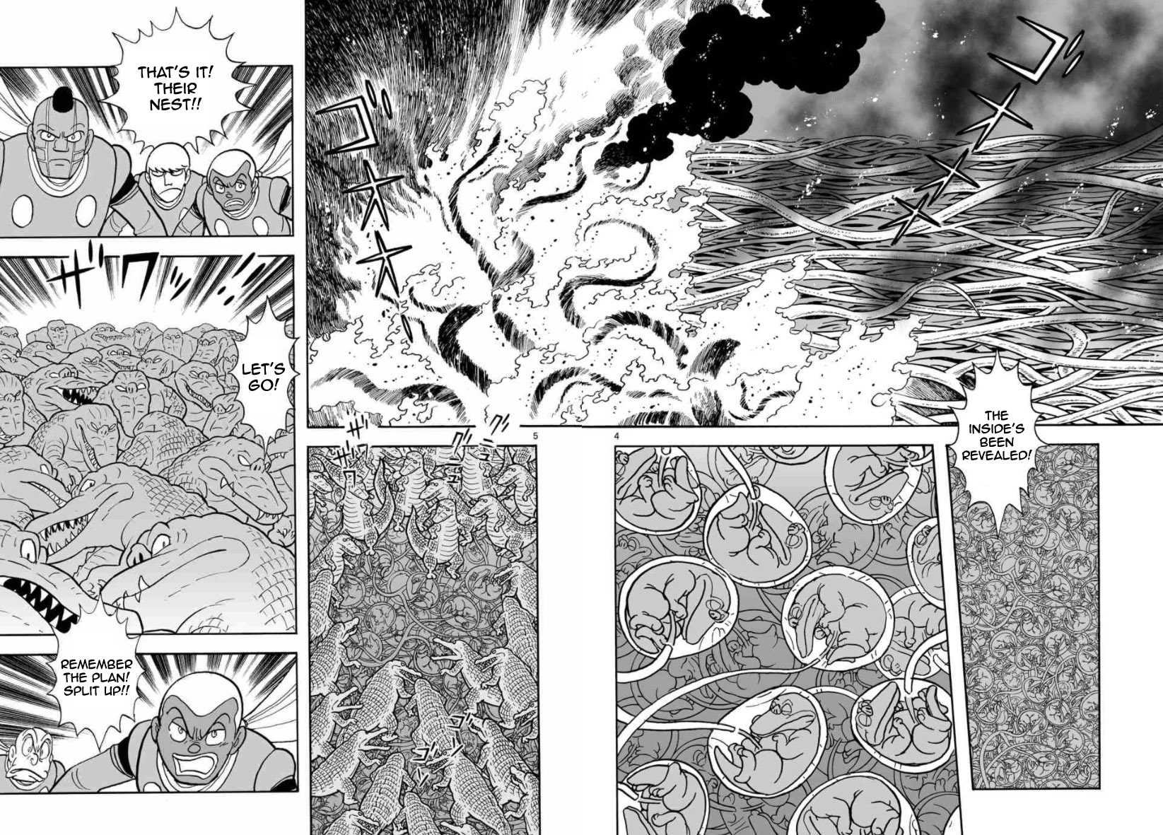 Cyborg 009 - Kanketsu Hen Conclusion - God's War Chapter 24 page 3 - Chapter 24: The Stronghold's Destruction