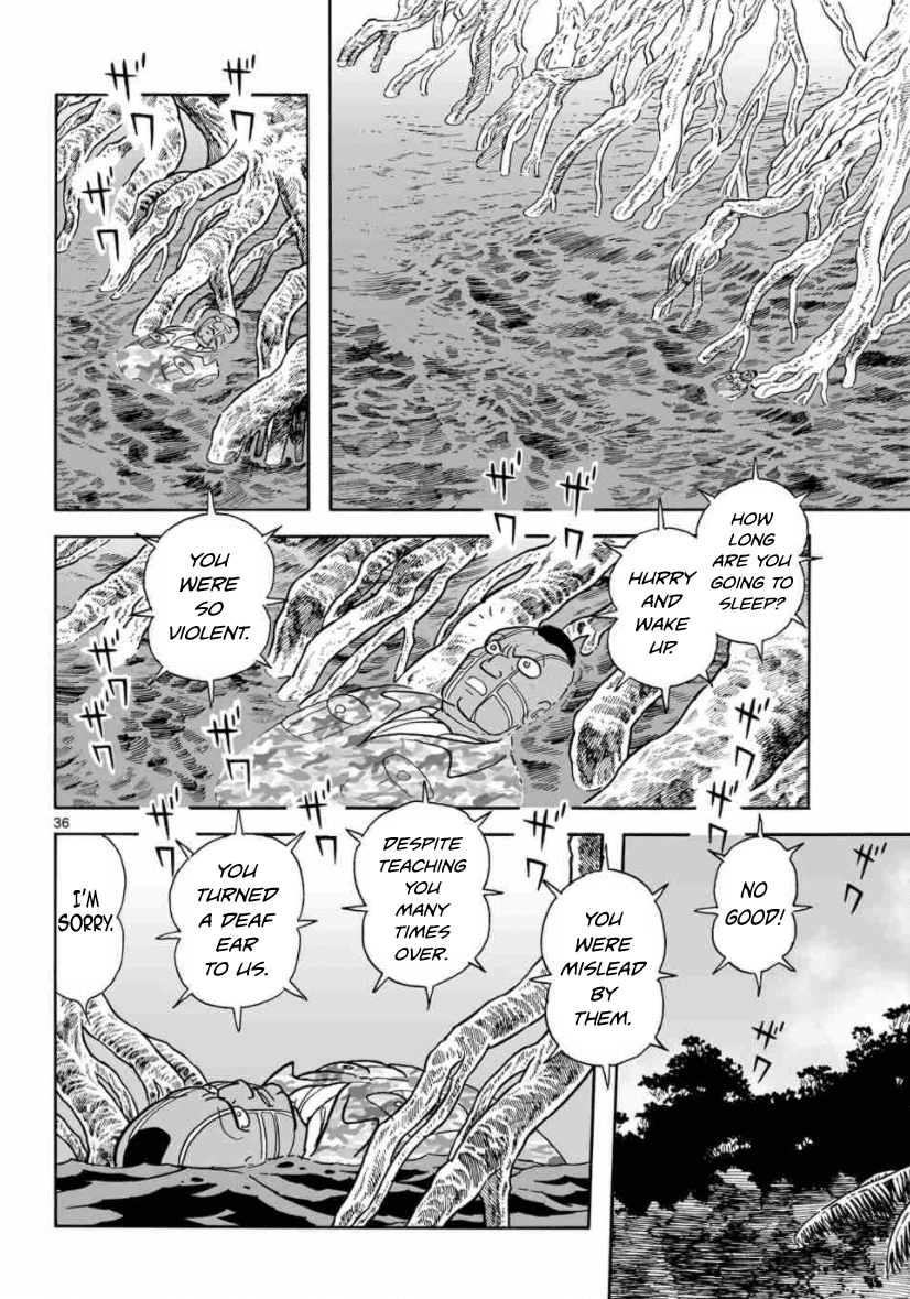 Cyborg 009 - Kanketsu Hen Conclusion - God's War Chapter 26 page 36 - Chapter 26: Awakening