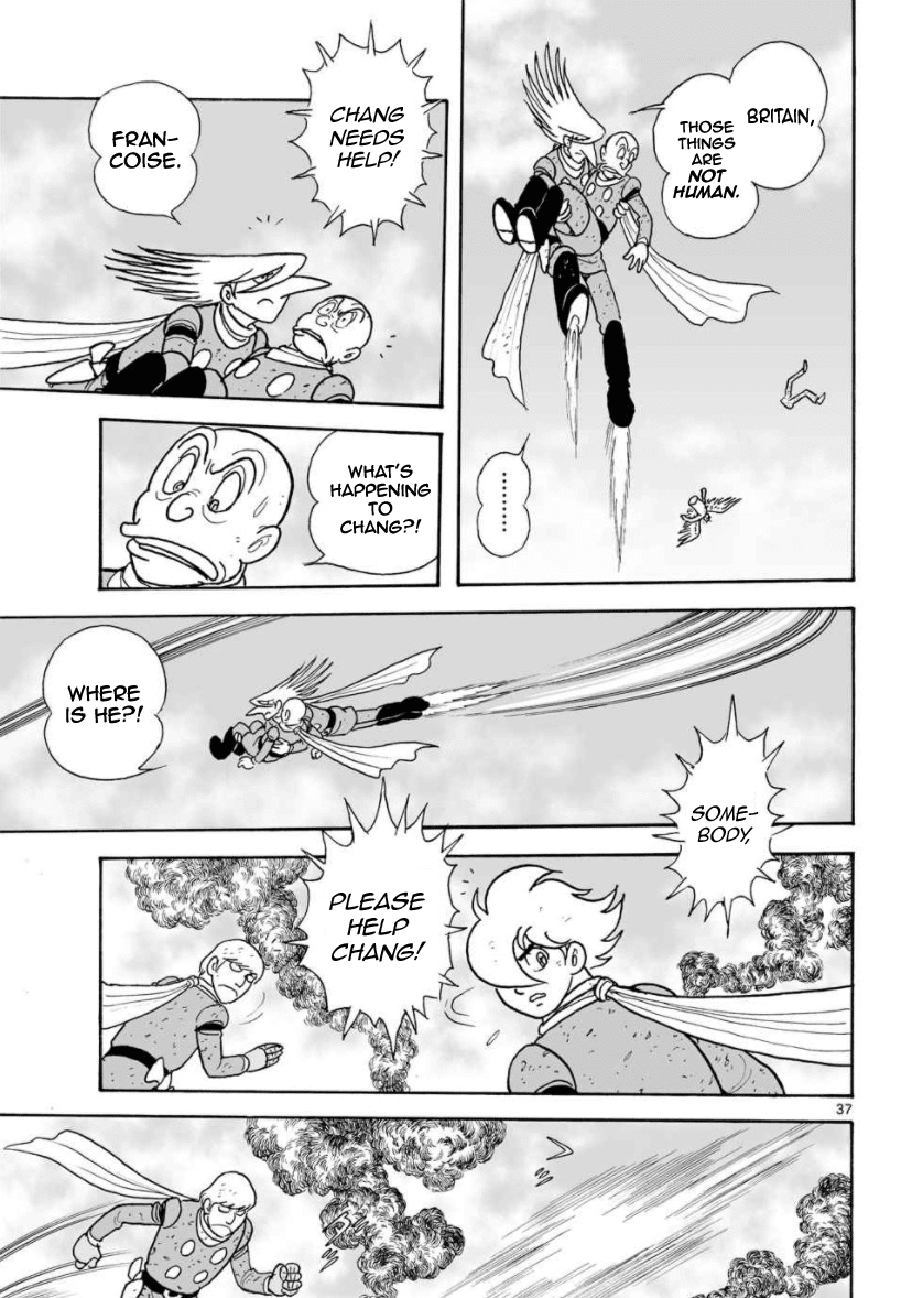 Cyborg 009 - Kanketsu Hen Conclusion - God's War Chapter 28 page 35 - Chapter 28: Gathering of the Gods