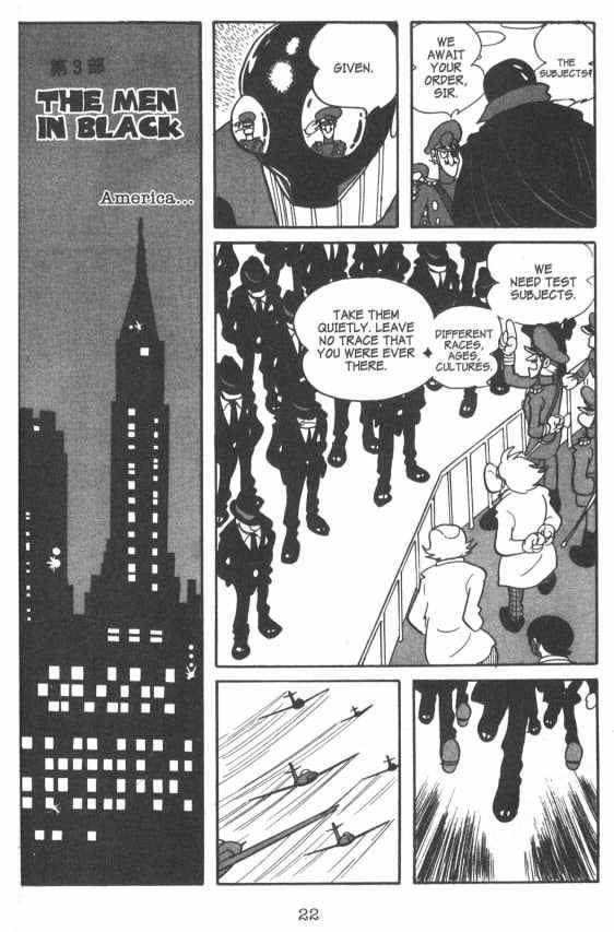Cyborg 009 Chapter 3 page 1 - Chapter 3 : The Men in Black