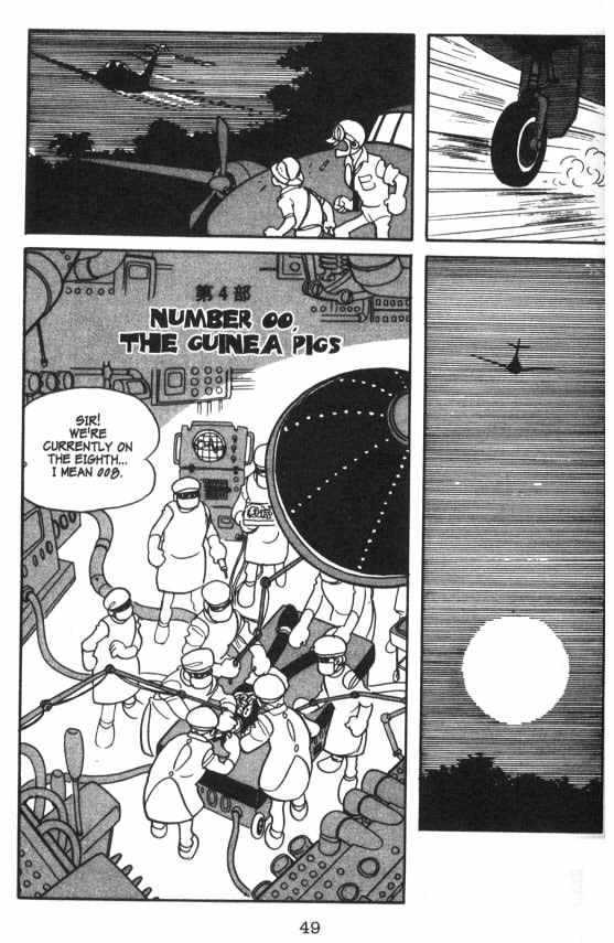 Cyborg 009 Chapter 4 page 1 - Chapter 4 : Number 00, the Guinea Pigs