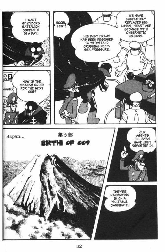 Cyborg 009 Chapter 5 page 1 - Chapter 5 : Birth of 009