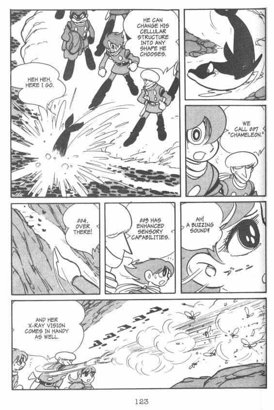 Cyborg 009 Chapter 7 page 13 - Chapter 7 : 1000 vs. 10 Warriors