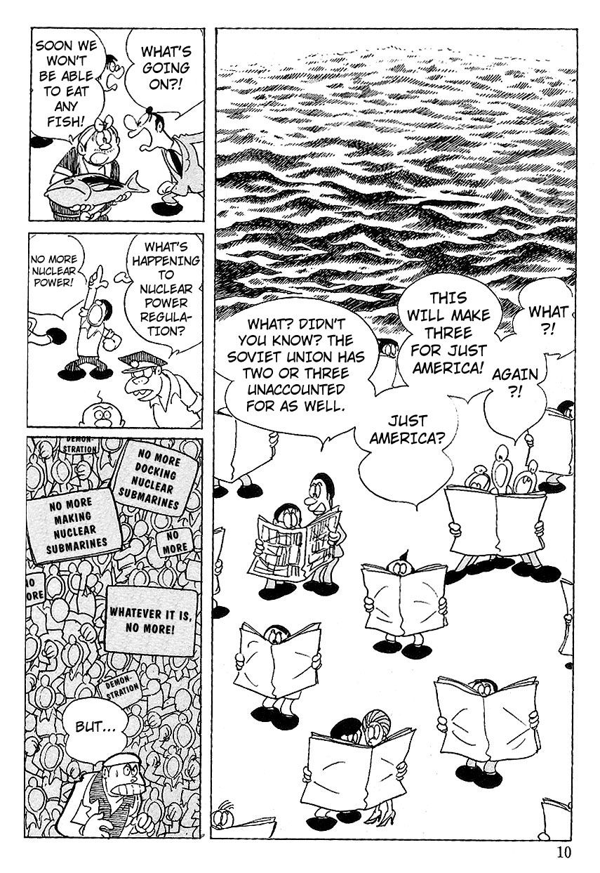 Cyborg 009 Chapter 74 page 7 - Chapter 74 : Whereabouts of Nuclear Submarine "Angelfish" Unknown!