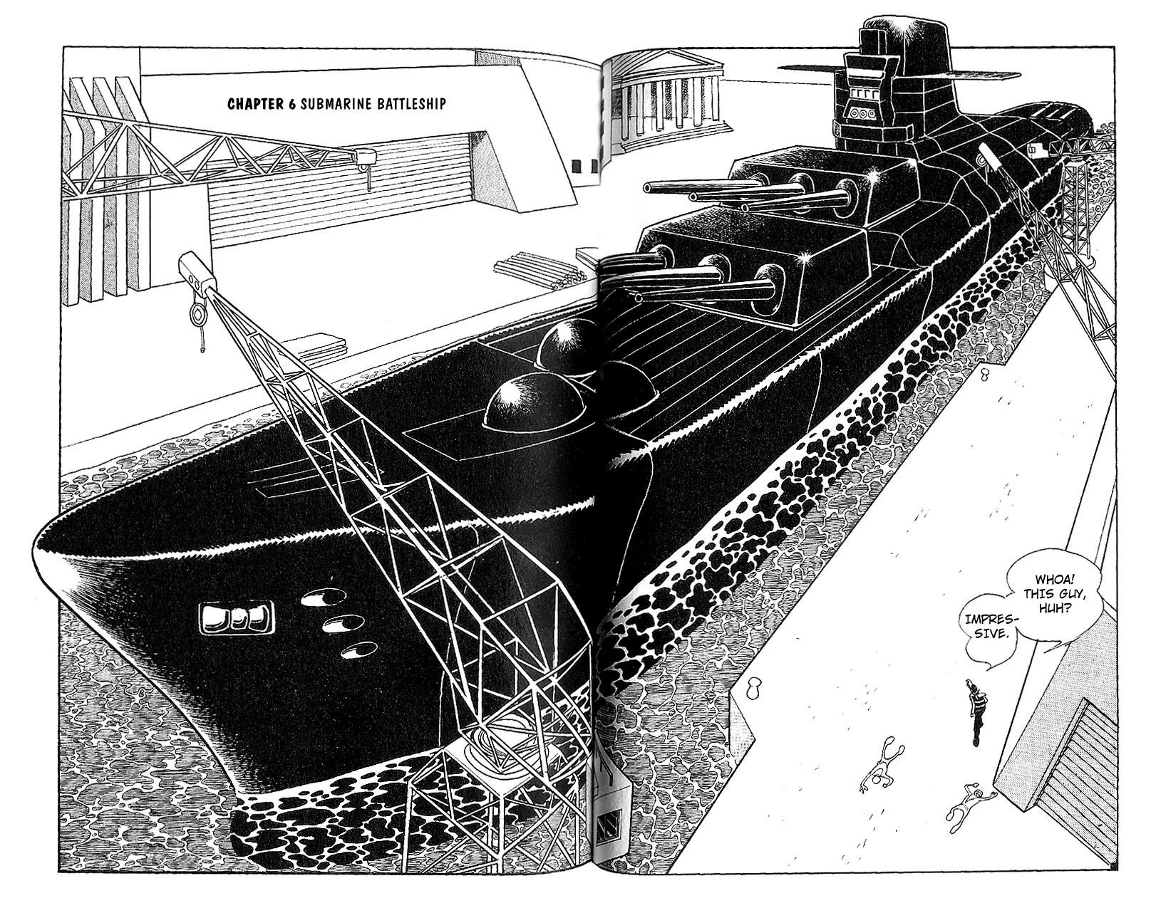 Cyborg 009 Chapter 79 page 1 - Chapter 79 : Submarine Battleship