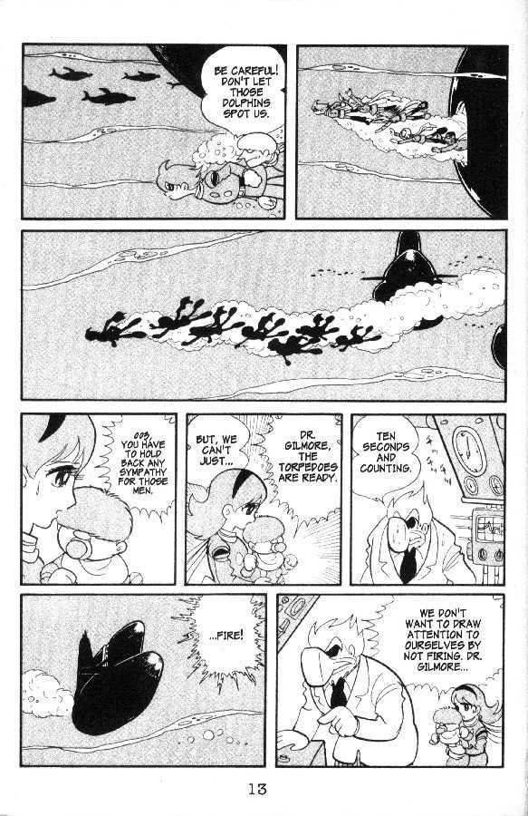 Cyborg 009 Chapter 9.2 page 10 - Chapter 9 : Escape by Sea Part II