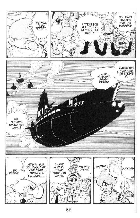 Cyborg 009 Chapter 9.2 page 33 - Chapter 9 : Escape by Sea Part II