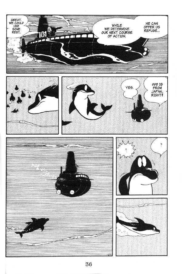 Cyborg 009 Chapter 9.2 page 34 - Chapter 9 : Escape by Sea Part II