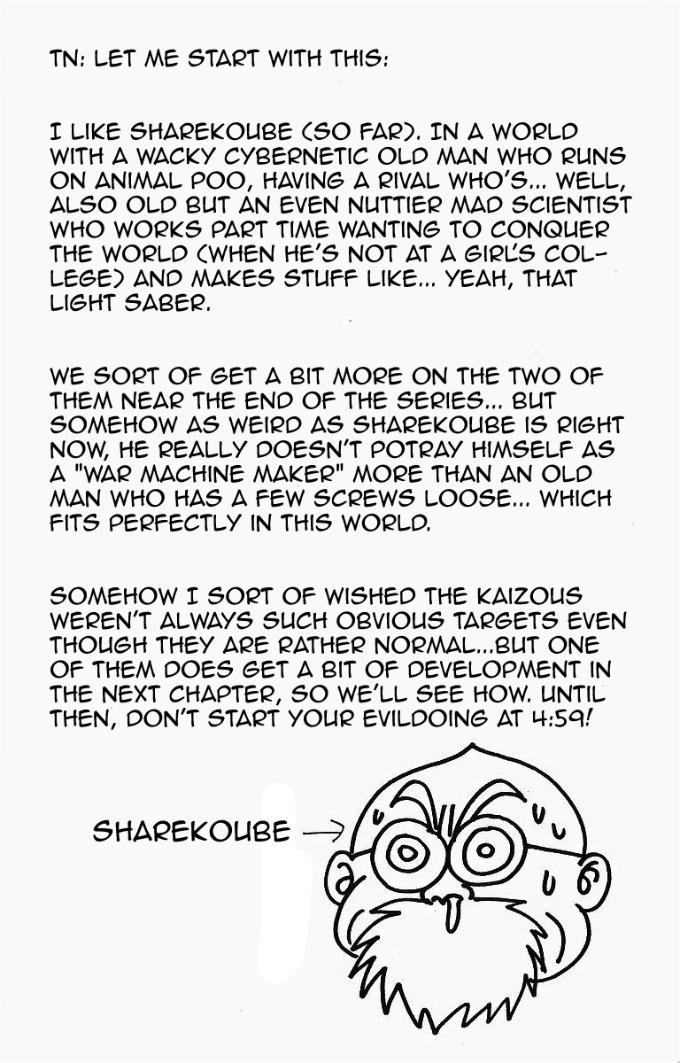 Cyborg Jiichan G Chapter 3 page 20 - Chapter 3: Dreadful Man! His Name is Sharekoube!!