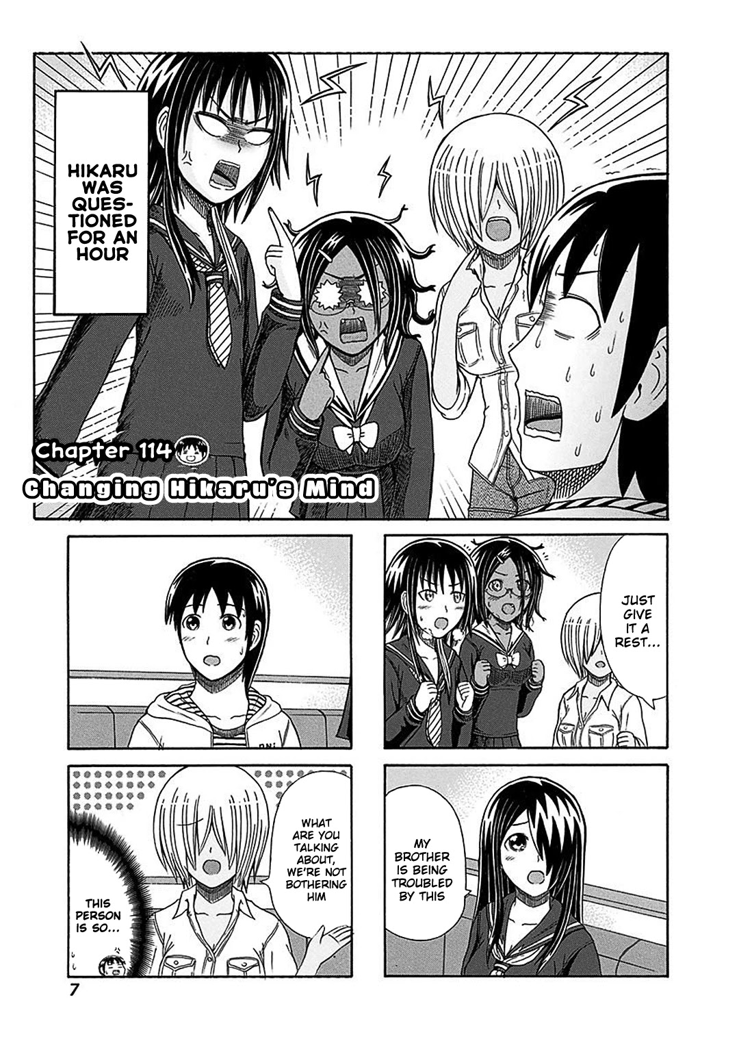 Cyclops Shoujo Saipu~ Chapter 115 page 1 - Chapter 115: Changing Hikaru's Mind