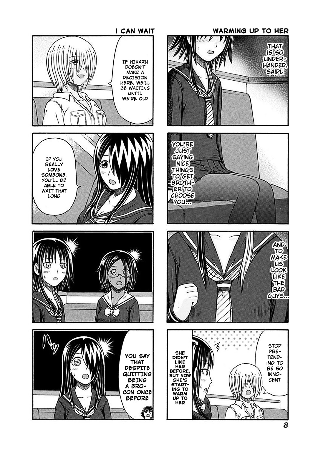 Cyclops Shoujo Saipu~ Chapter 115 page 2 - Chapter 115: Changing Hikaru's Mind