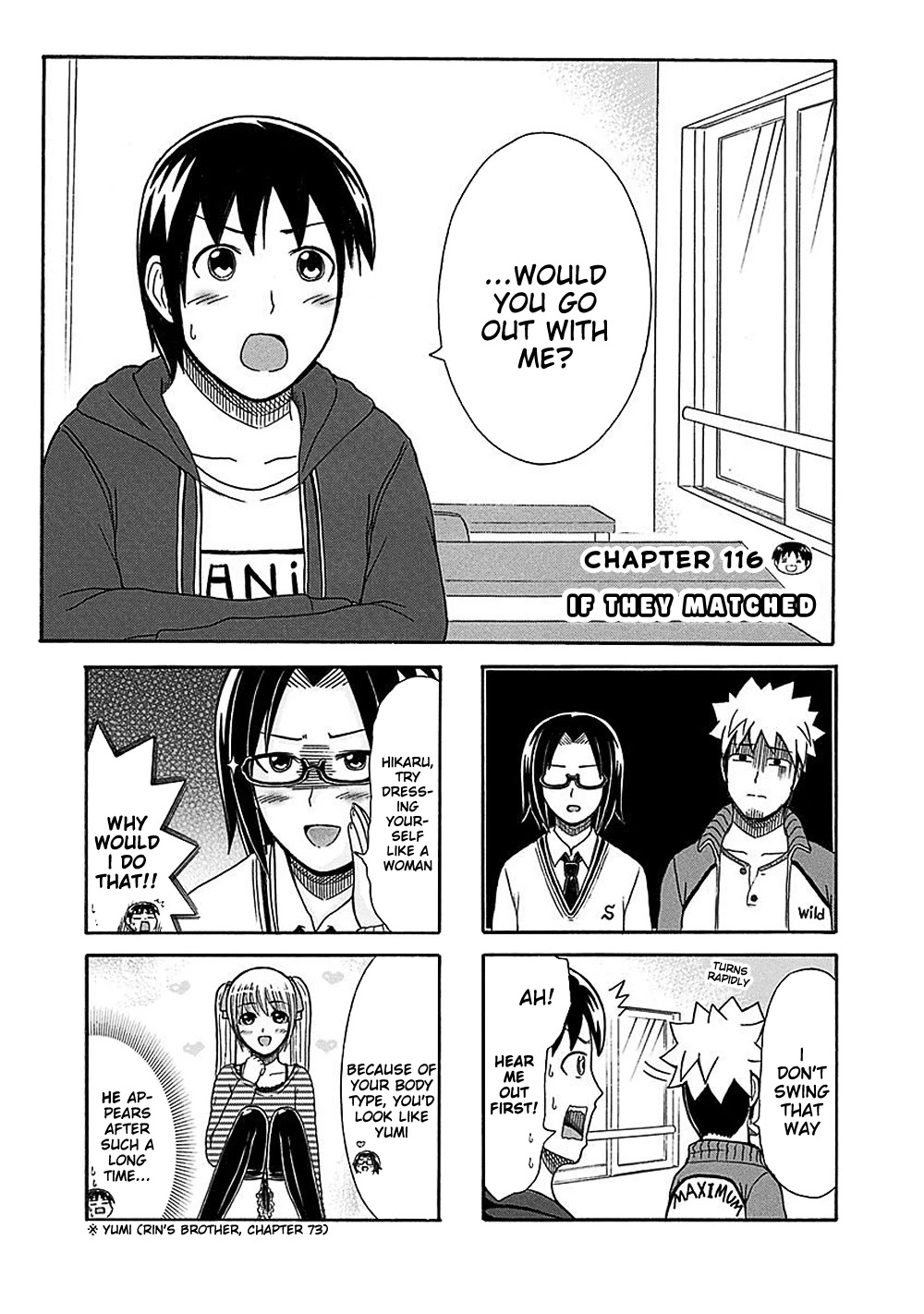 Cyclops Shoujo Saipu~ Chapter 116 page 1 - Chapter 116: If They Matched