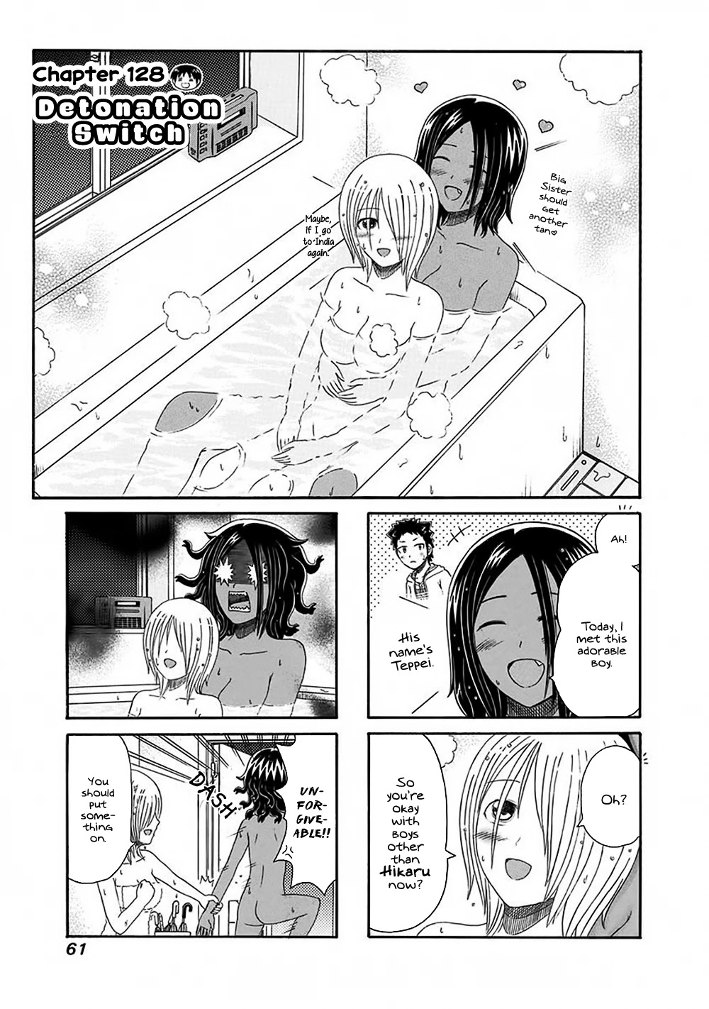 Cyclops Shoujo Saipu~ Chapter 128 page 1 - Chapter 128: Detonation Switch
