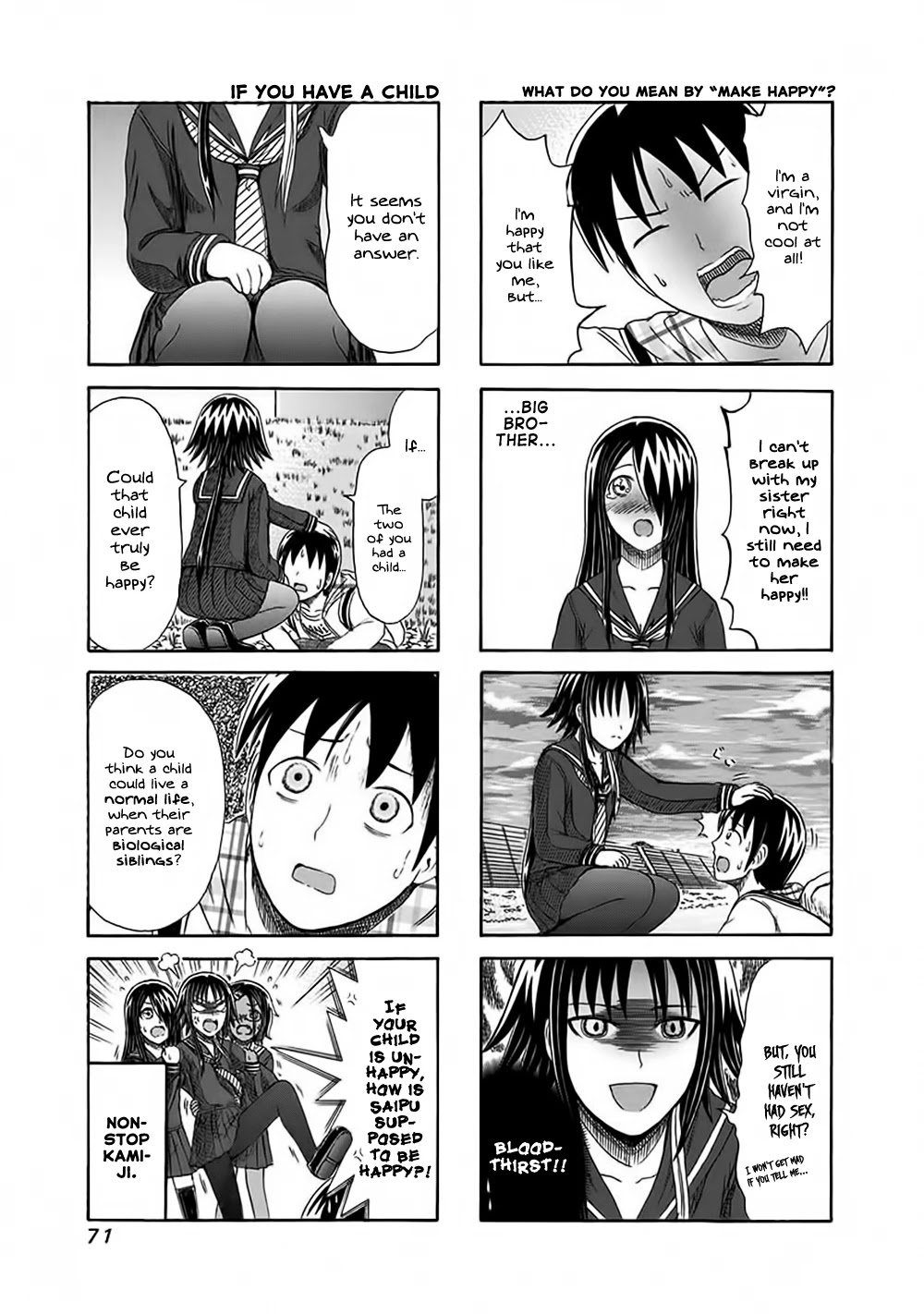 Cyclops Shoujo Saipu~ Chapter 130 page 3 - Chapter 130: Beneath the Bridge