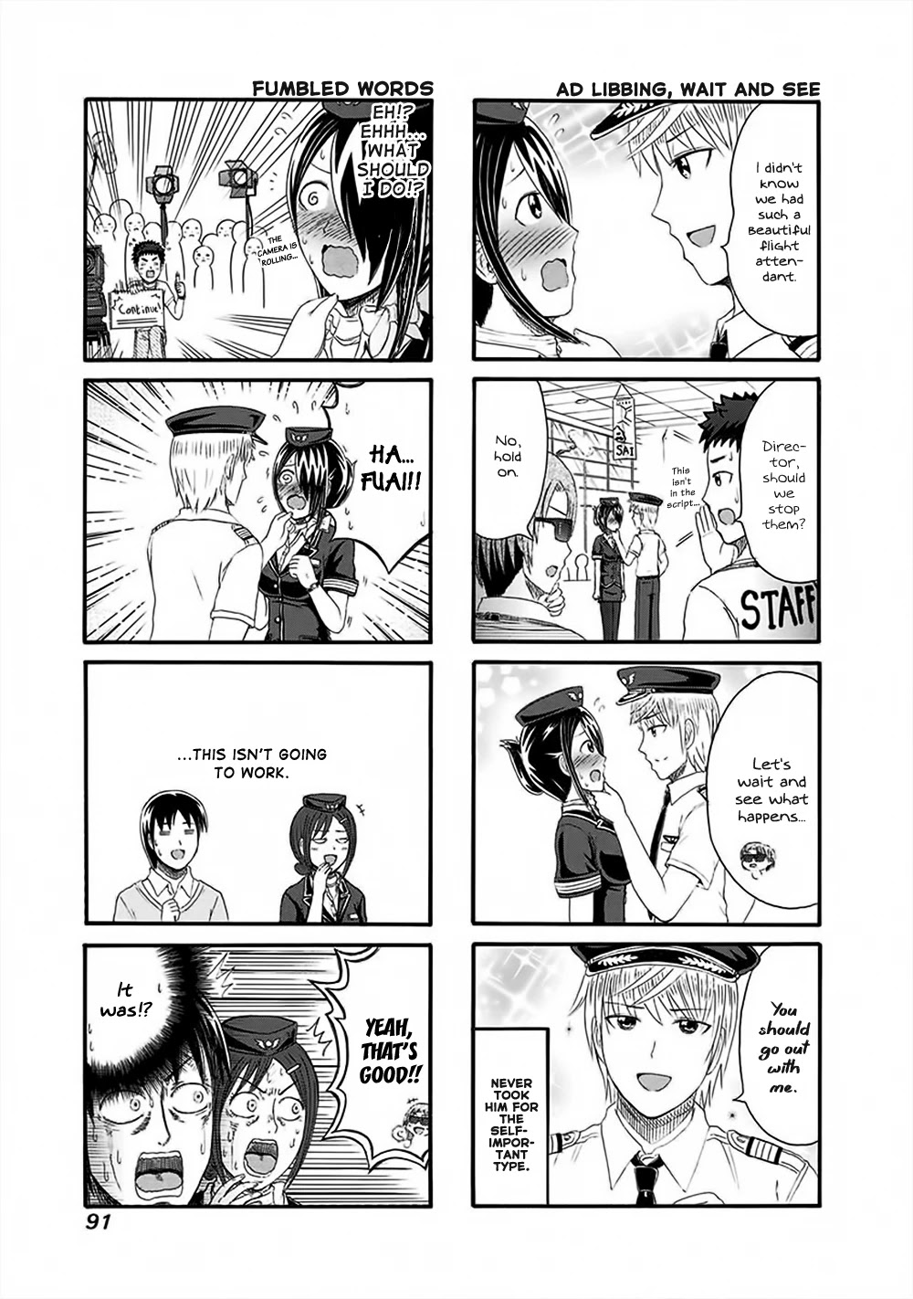 Cyclops Shoujo Saipu~ Chapter 135 page 3 - Chapter 135: Airport Film Shoot