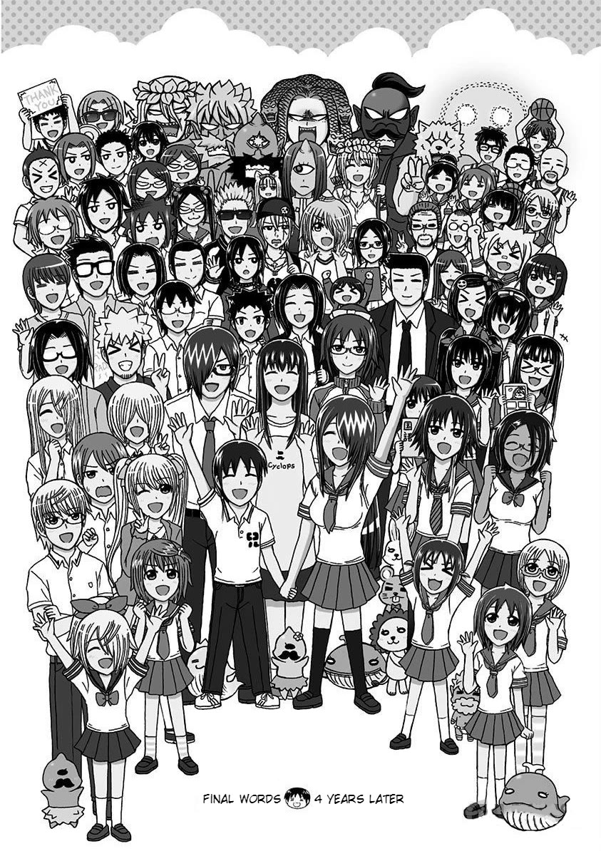 Cyclops Shoujo Saipu~ Chapter 153 page 1 - Chapter 153: 4 years later [END]