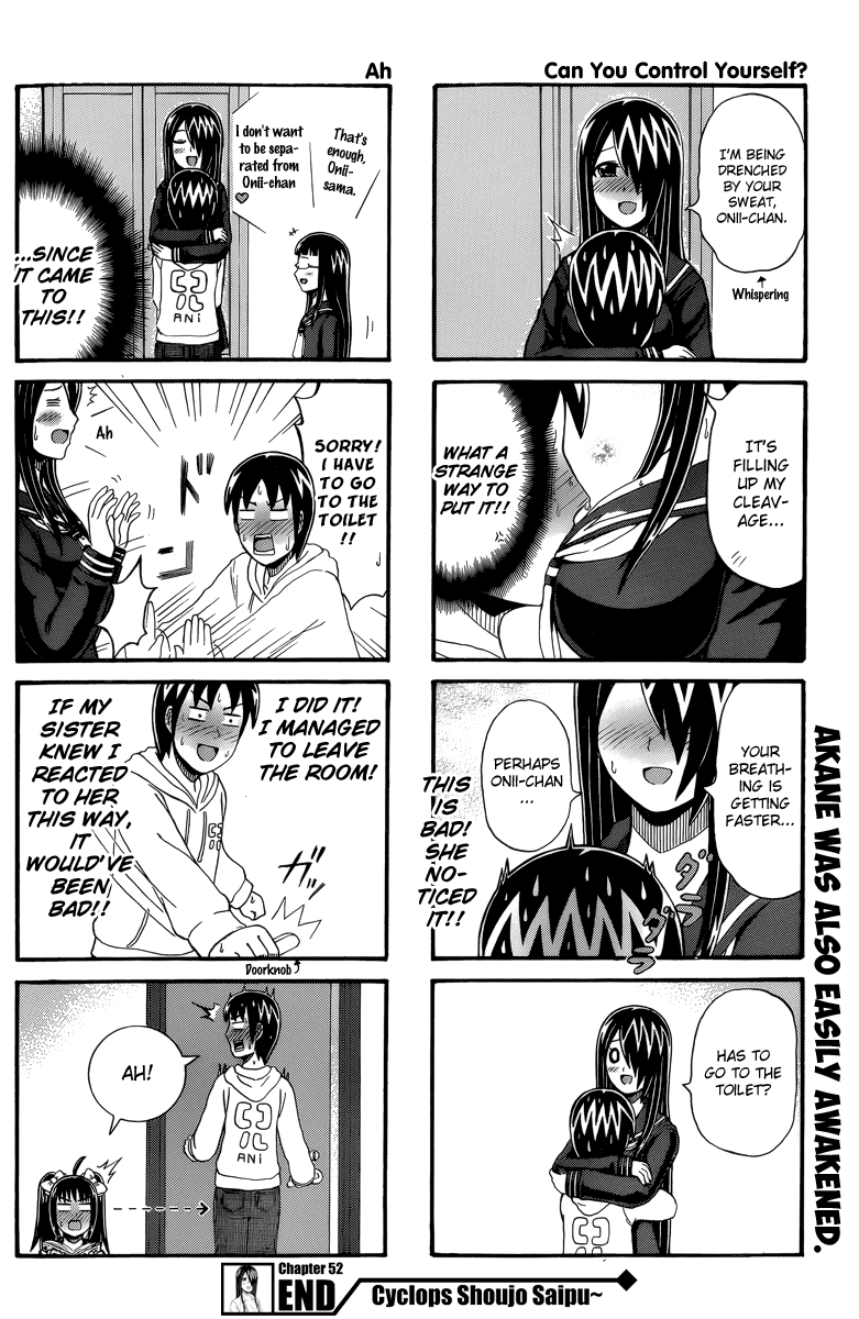 Cyclops Shoujo Saipu~ Chapter 52 page 4 - Chapter 52: Ah